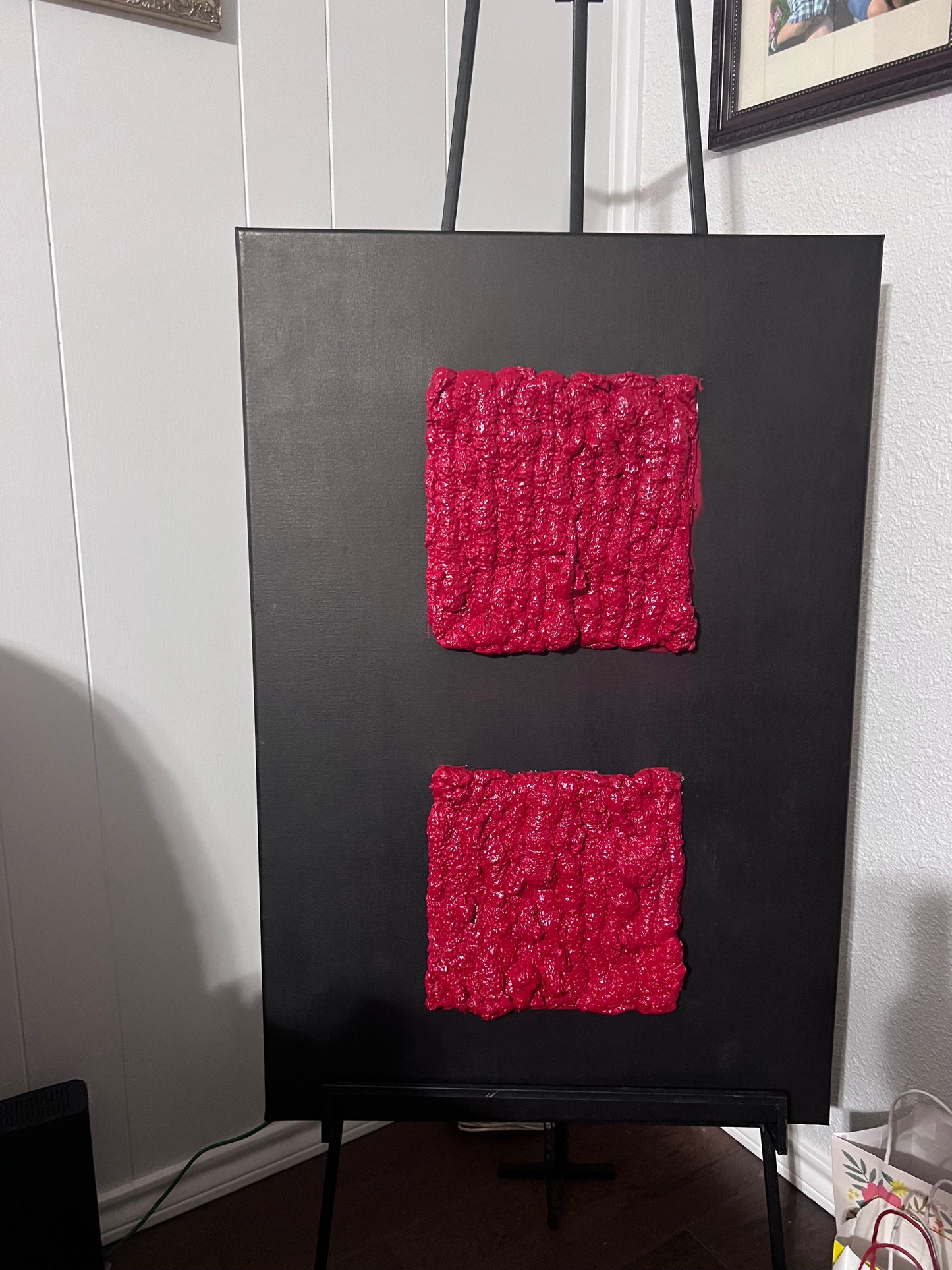 Black and Red Texture